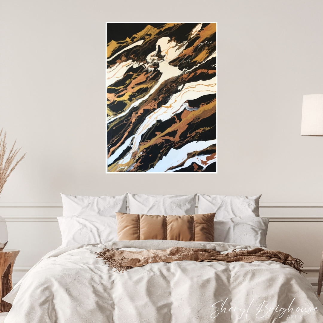 Mohua - Golden Bay - Original Framed Art - By Sheryl Brighouse