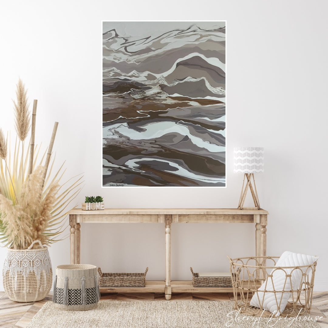 Beautiful Earth - Original Framed Art - By Sheryl Brighouse