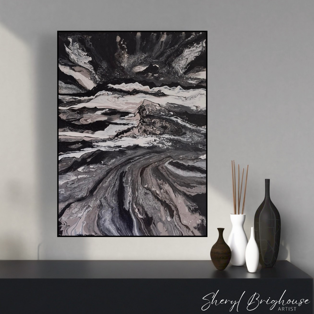 Te Ahu a Turanga - Manawatū Tararua Highway  - Original Framed Art - By Sheryl Brighouse