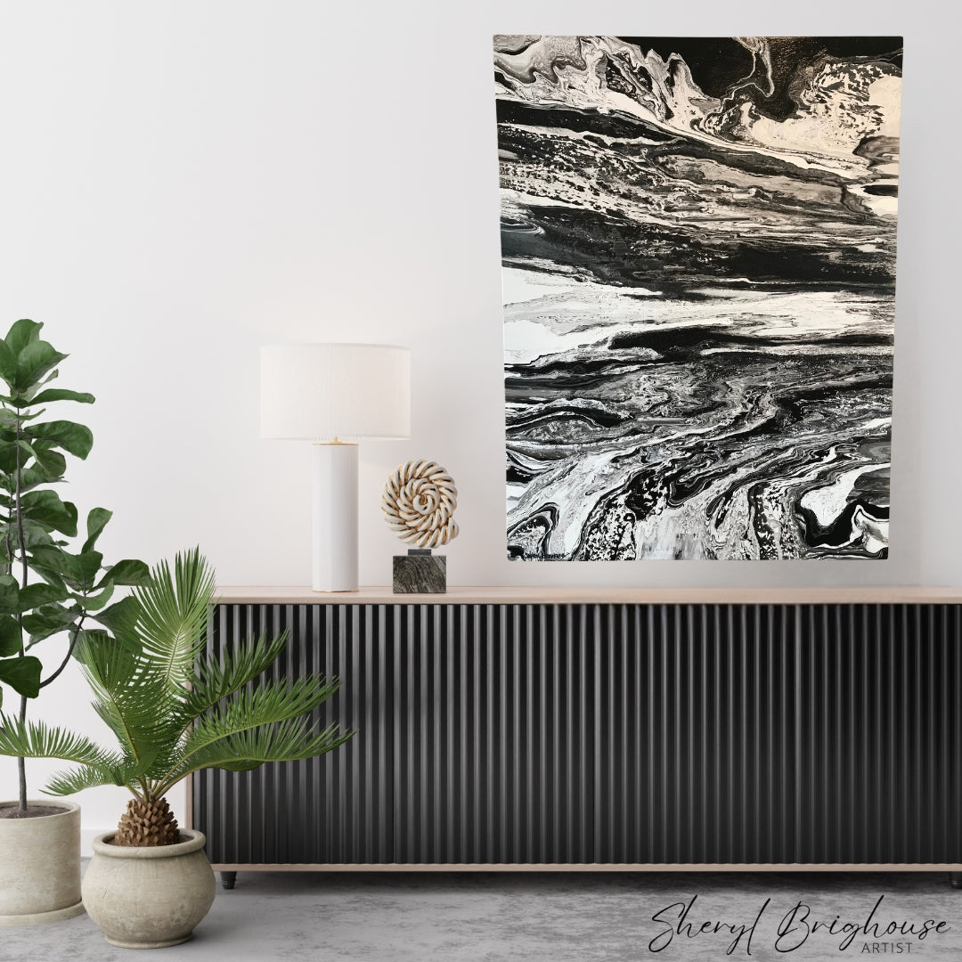 Black Magic - Original Unframed Art - By Sheryl Brighouse