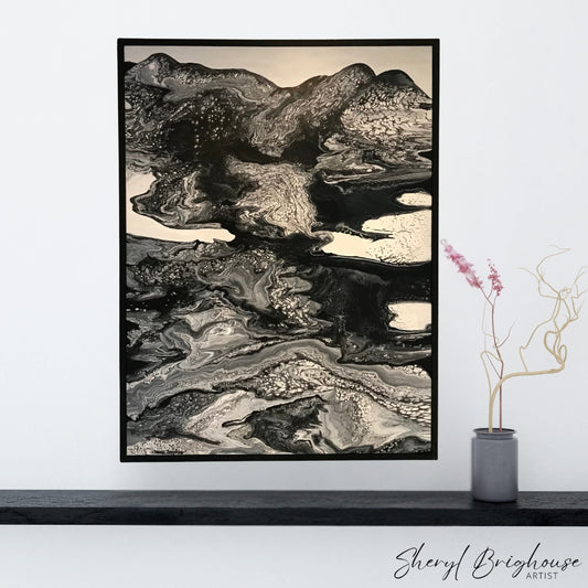 In the Mountains - Original Framed Art - By Sheryl Brighouse